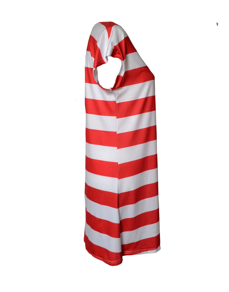 Side View of American Flag Dress
