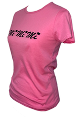 Women Slim Fit T-shirt Black Logo MiMiMi